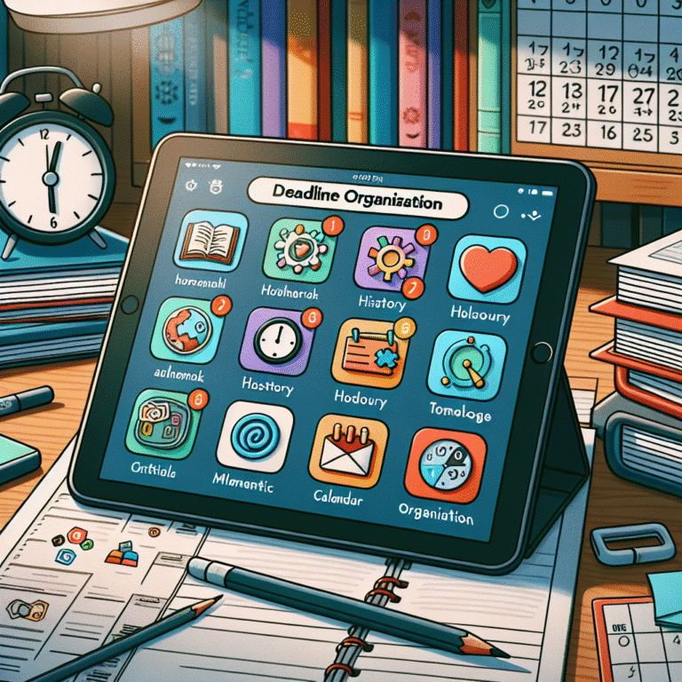 Essential Apps to Track Homework and Deadlines Effectively